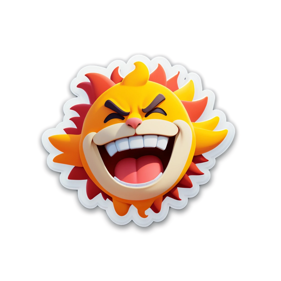 3d animated sticker