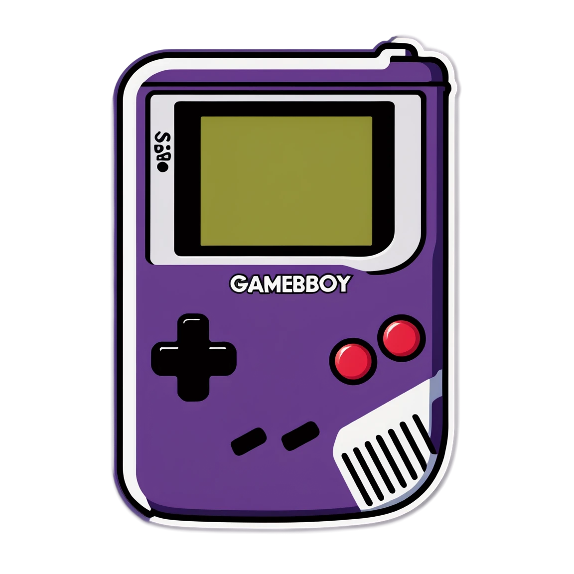 90s sticker with Gameboy