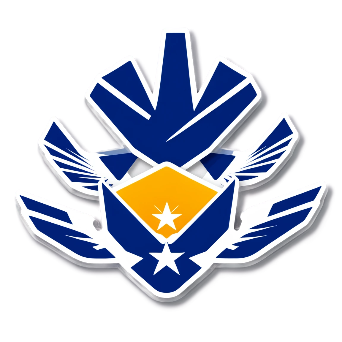 Air Force in formation, Air Force sticker