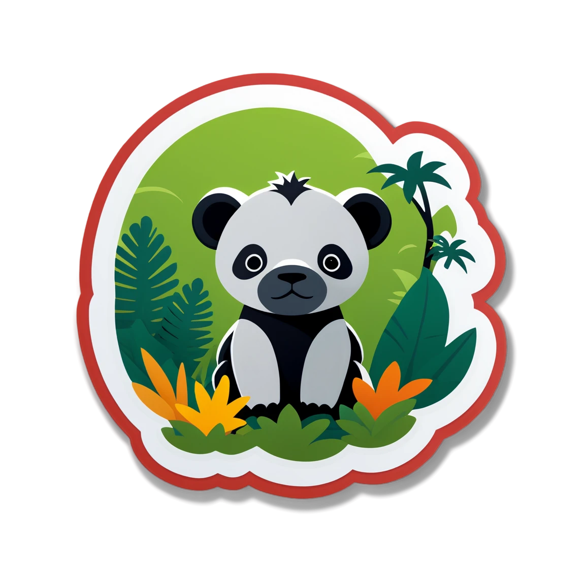 Koala sticker, cute koala, koala in nature, animal sticker