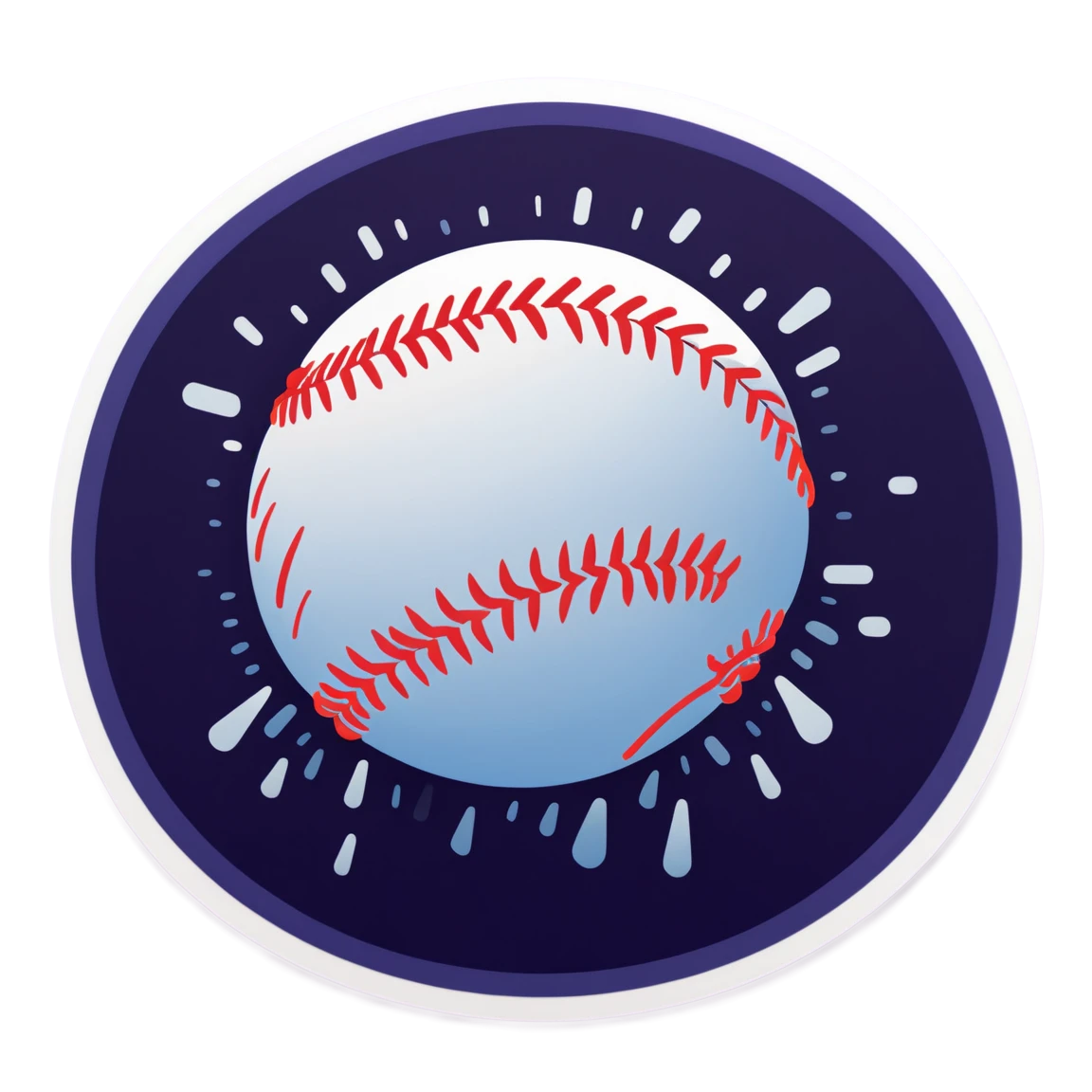 baseball stickers example