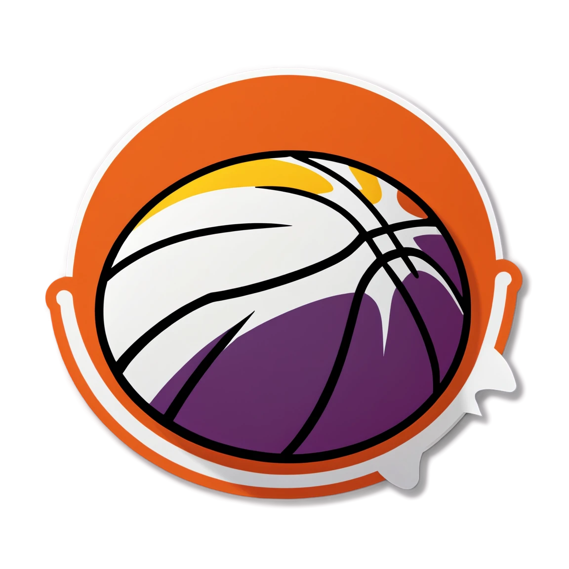 basketball stickers example