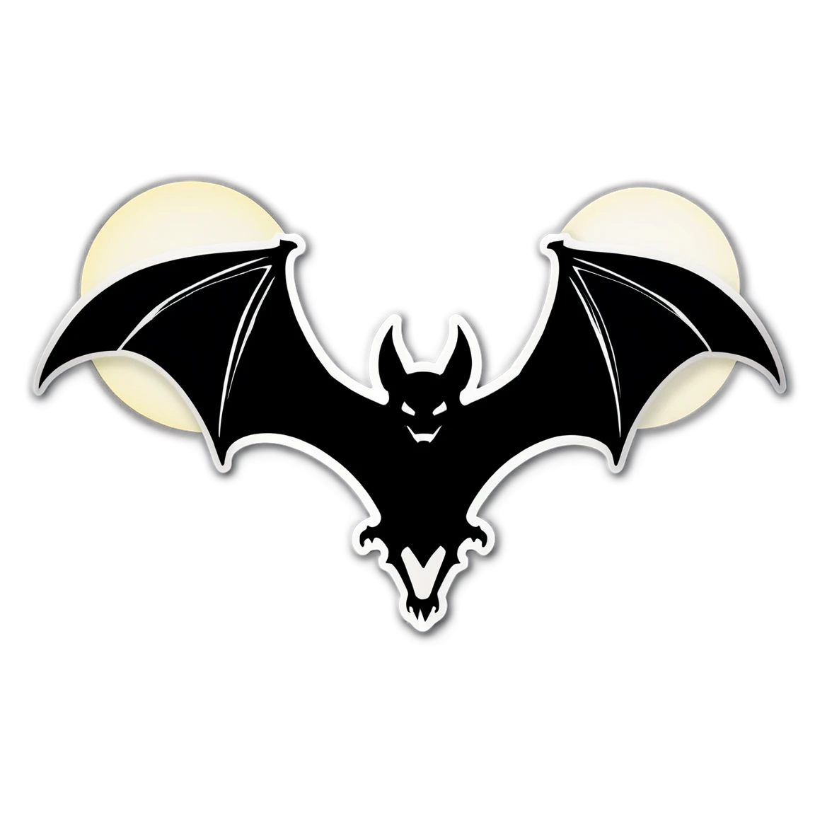 Bat silhouette, bat sticker