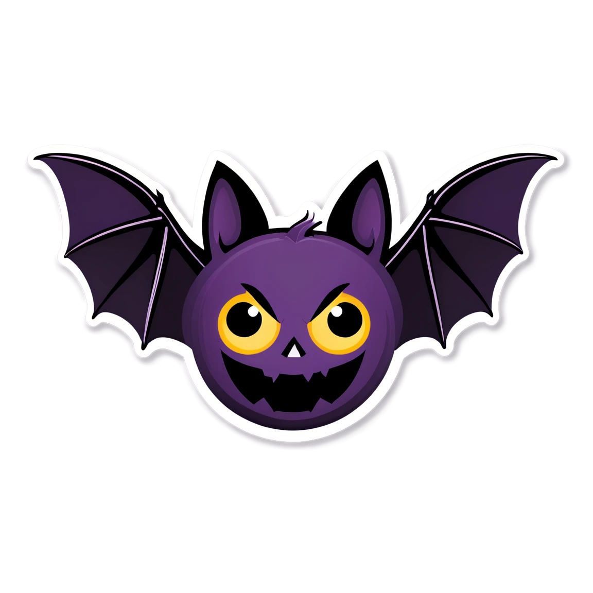 Halloween bat, bat sticker