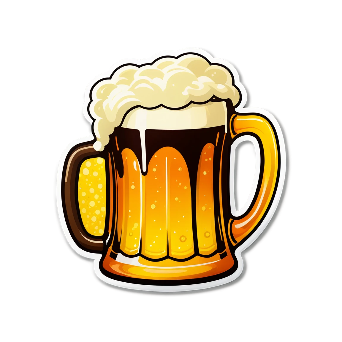 Craft beer, beer sticker