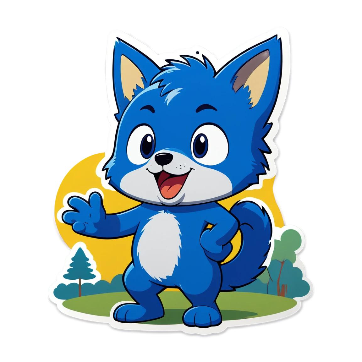 bluey stickers example