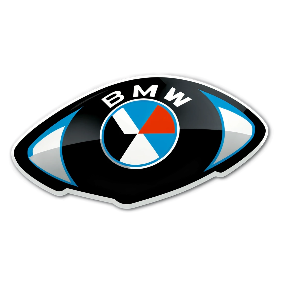 BMW SUV model, car sticker, BMW sticker