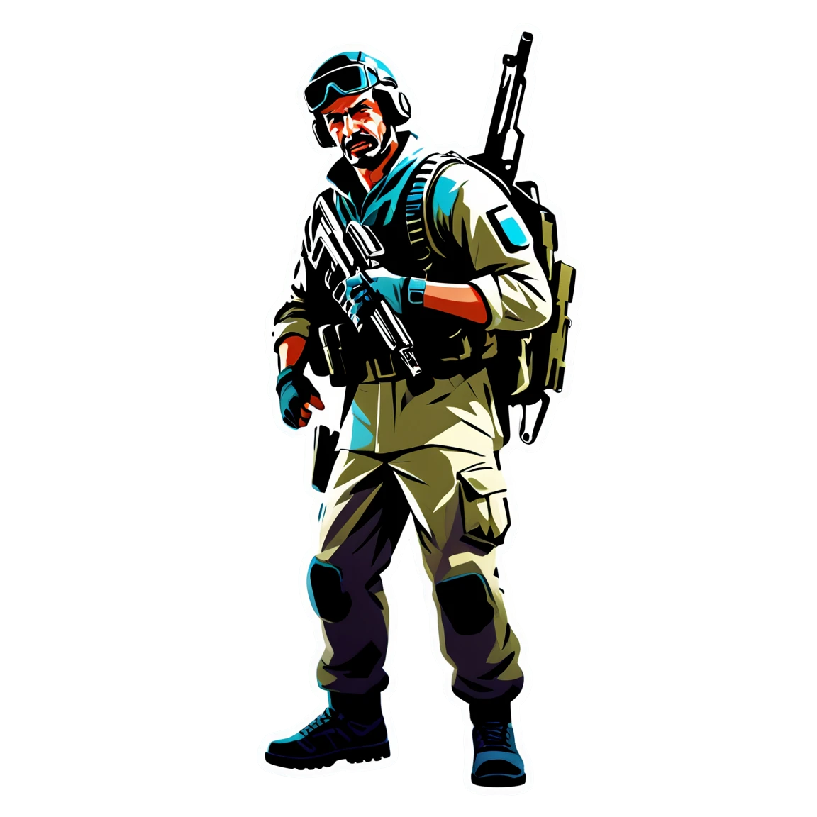 Call of Duty victory pose, Call of Duty sticker