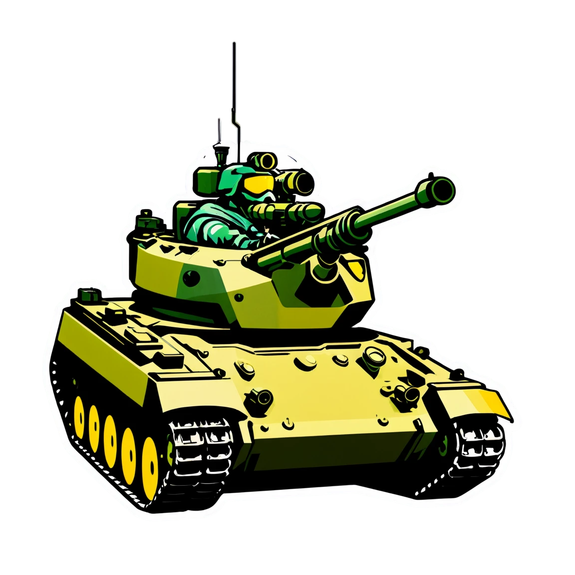 Call of Duty in a tank, Call of Duty sticker