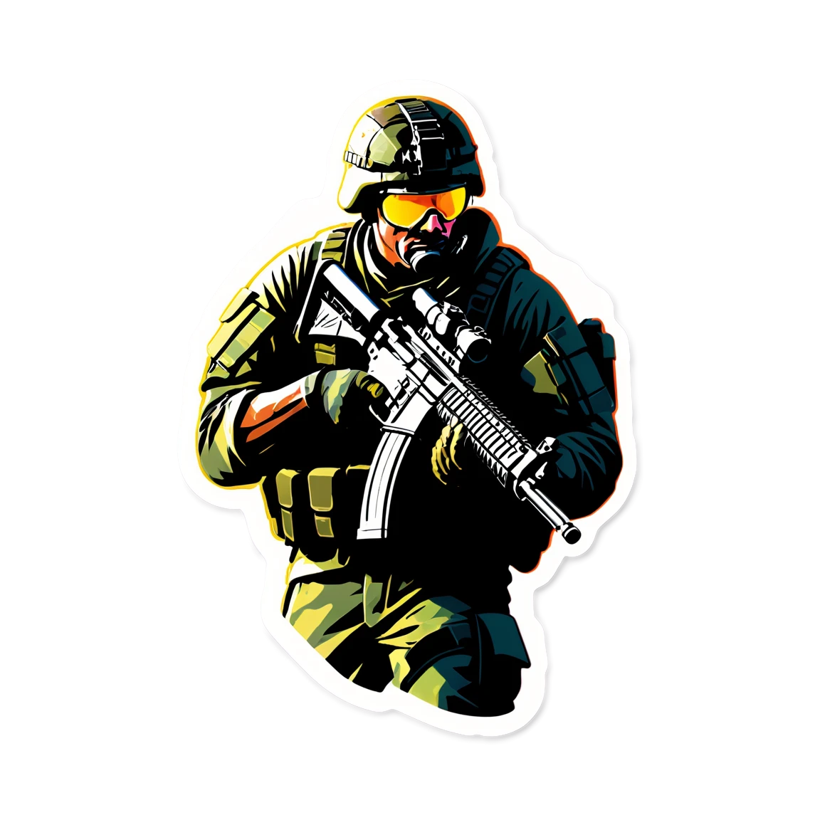 Call of Duty in battlefield, Call of Duty sticker