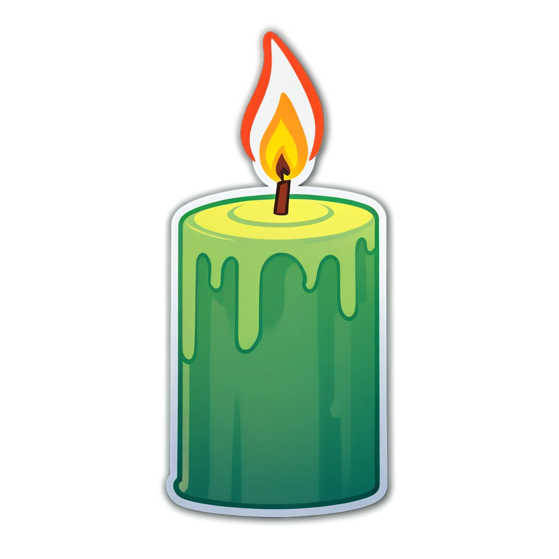 Candle sticker, festive