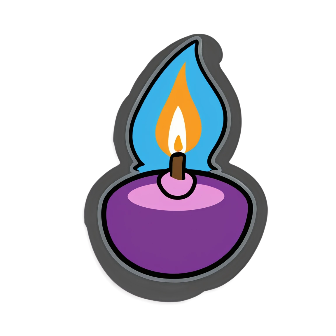 Candle sticker, aromatic