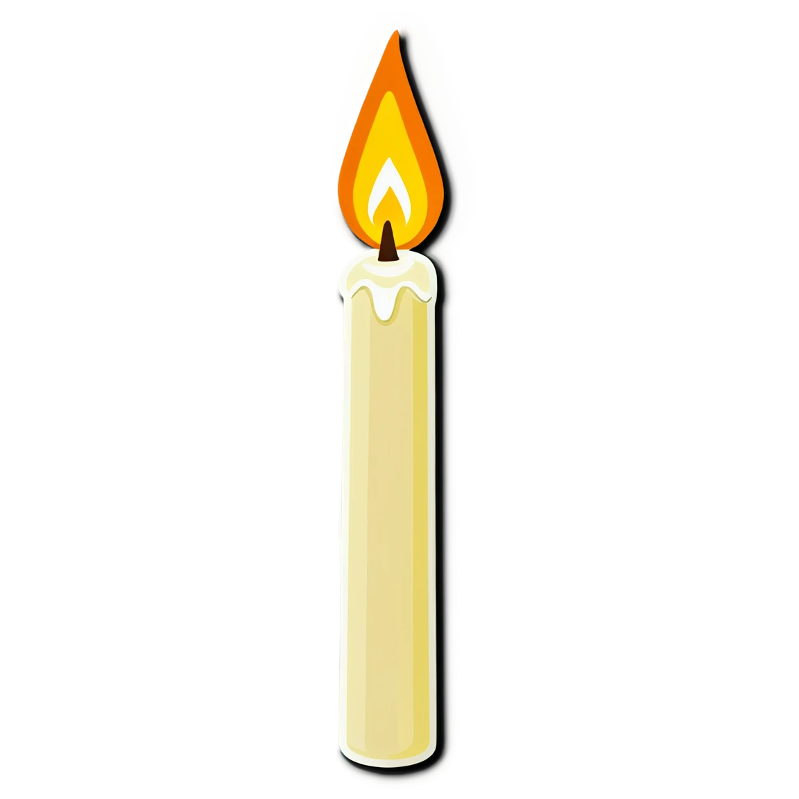 Candle sticker, classic taper candle