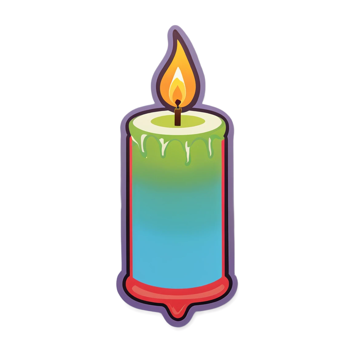 Candle sticker, floating candle