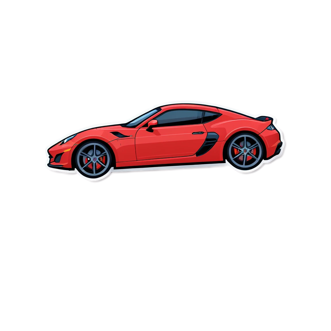 Red sports car