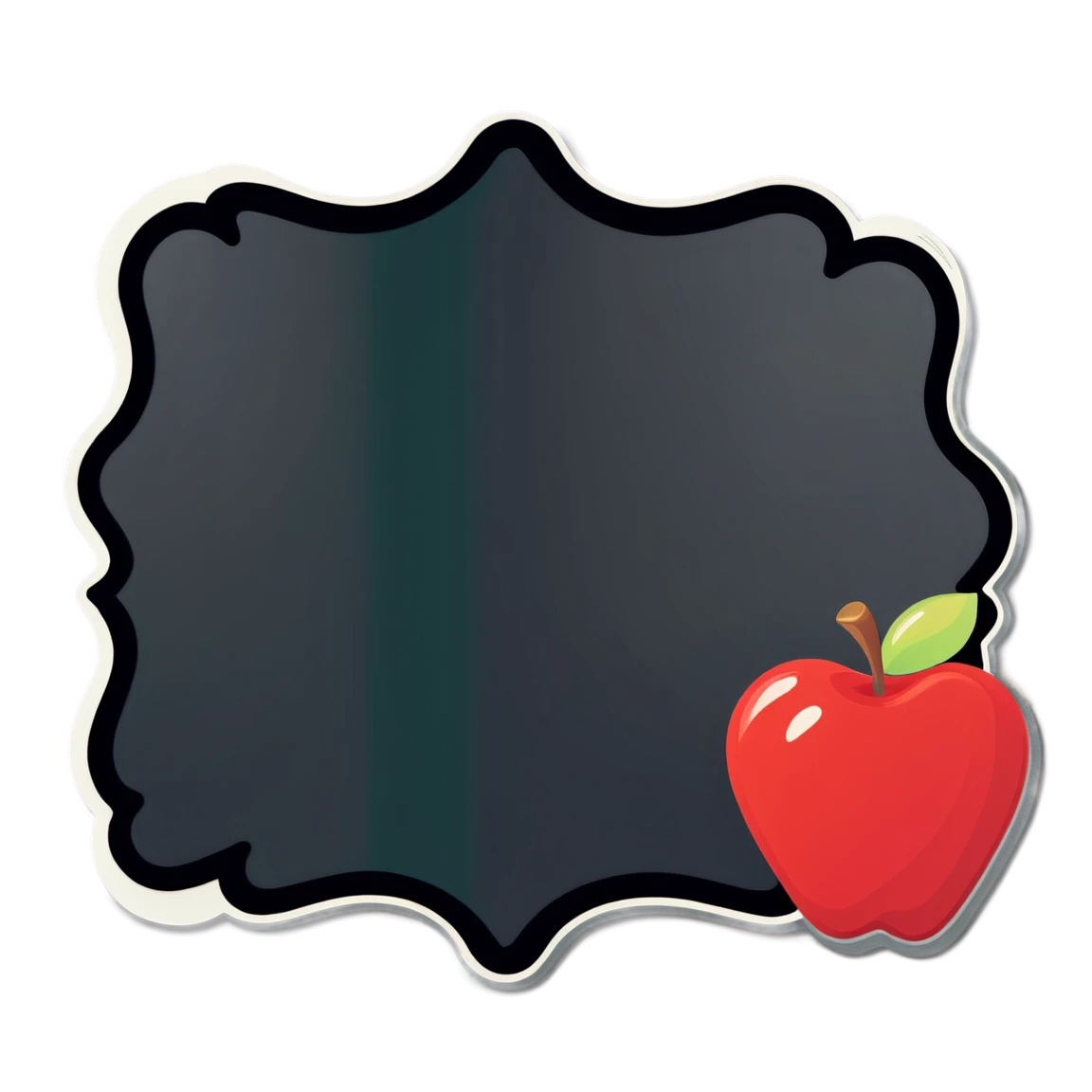 Chalkboard sticker detachable, versatile chalkboard sticker