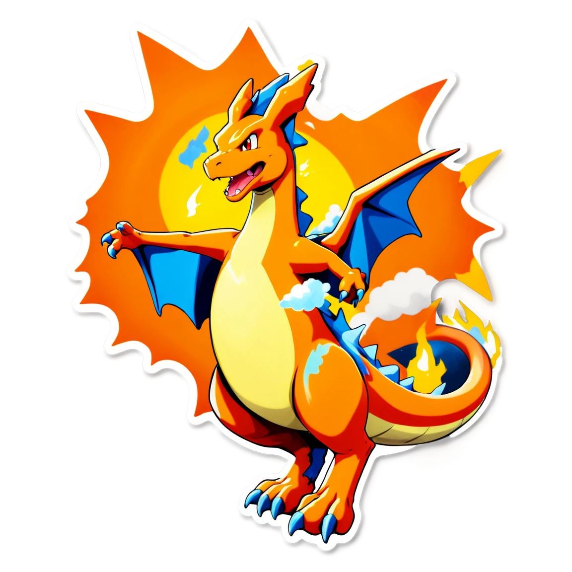 Charizard in the sky, Charizard sticker