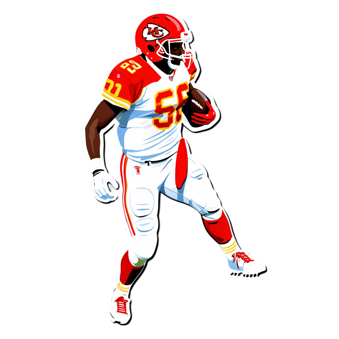 Chiefs touchdown celebration, Chiefs sticker