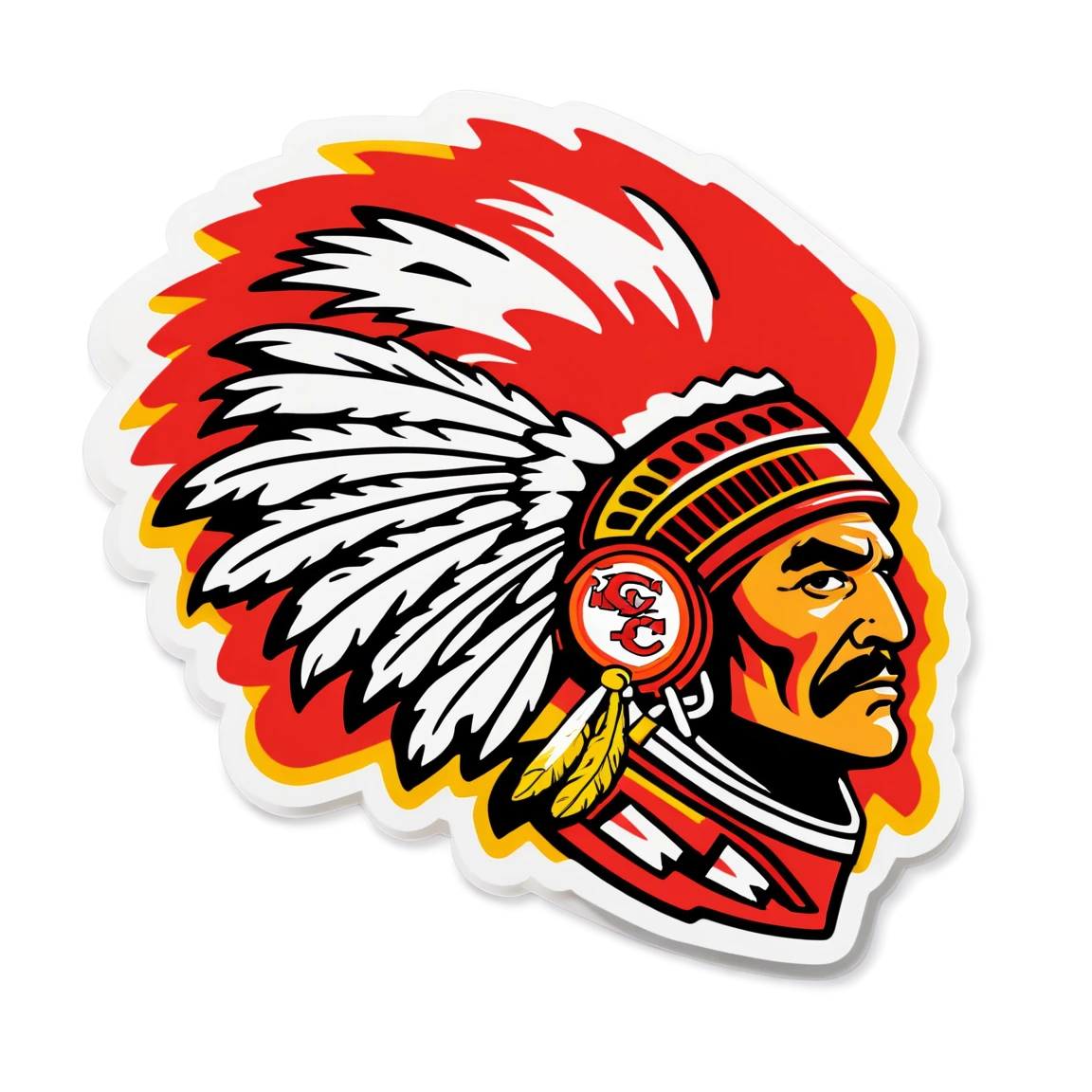 Chiefs in action, Chiefs sticker