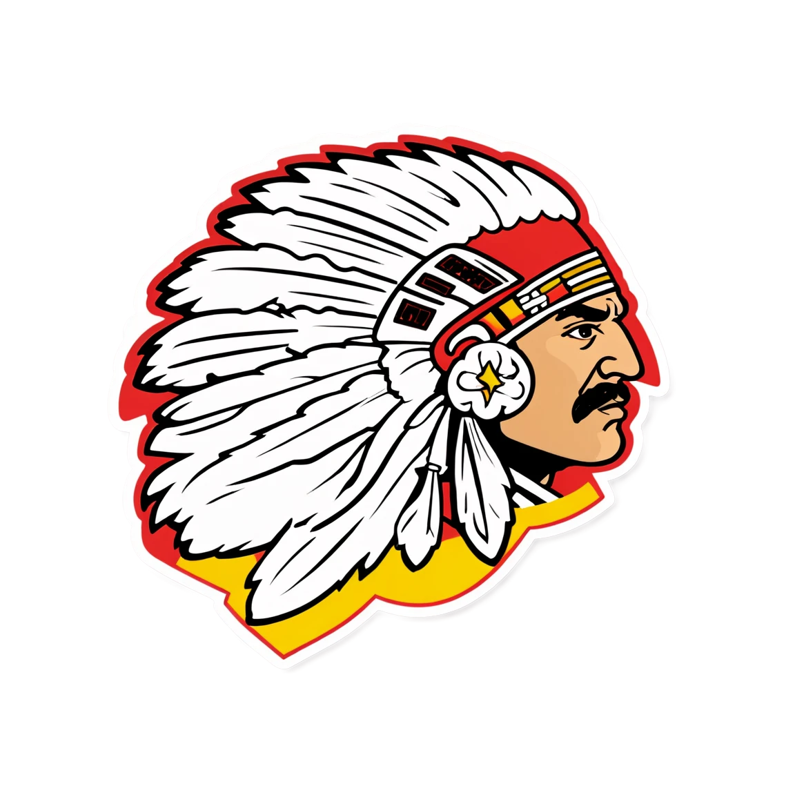 Chiefs in uniform, Chiefs sticker