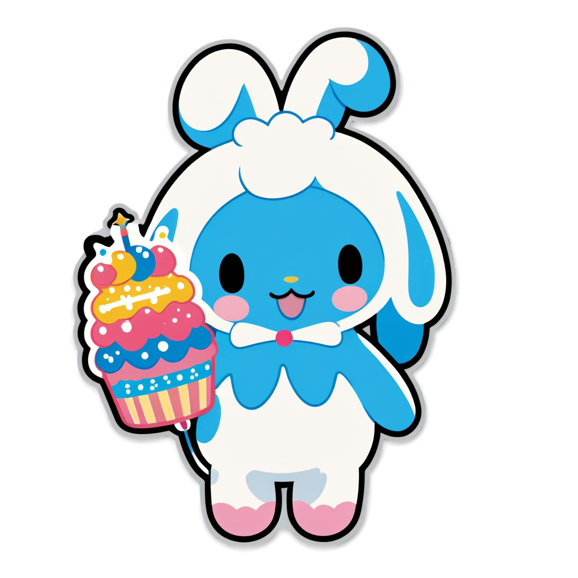 Cinnamoroll birthday sticker