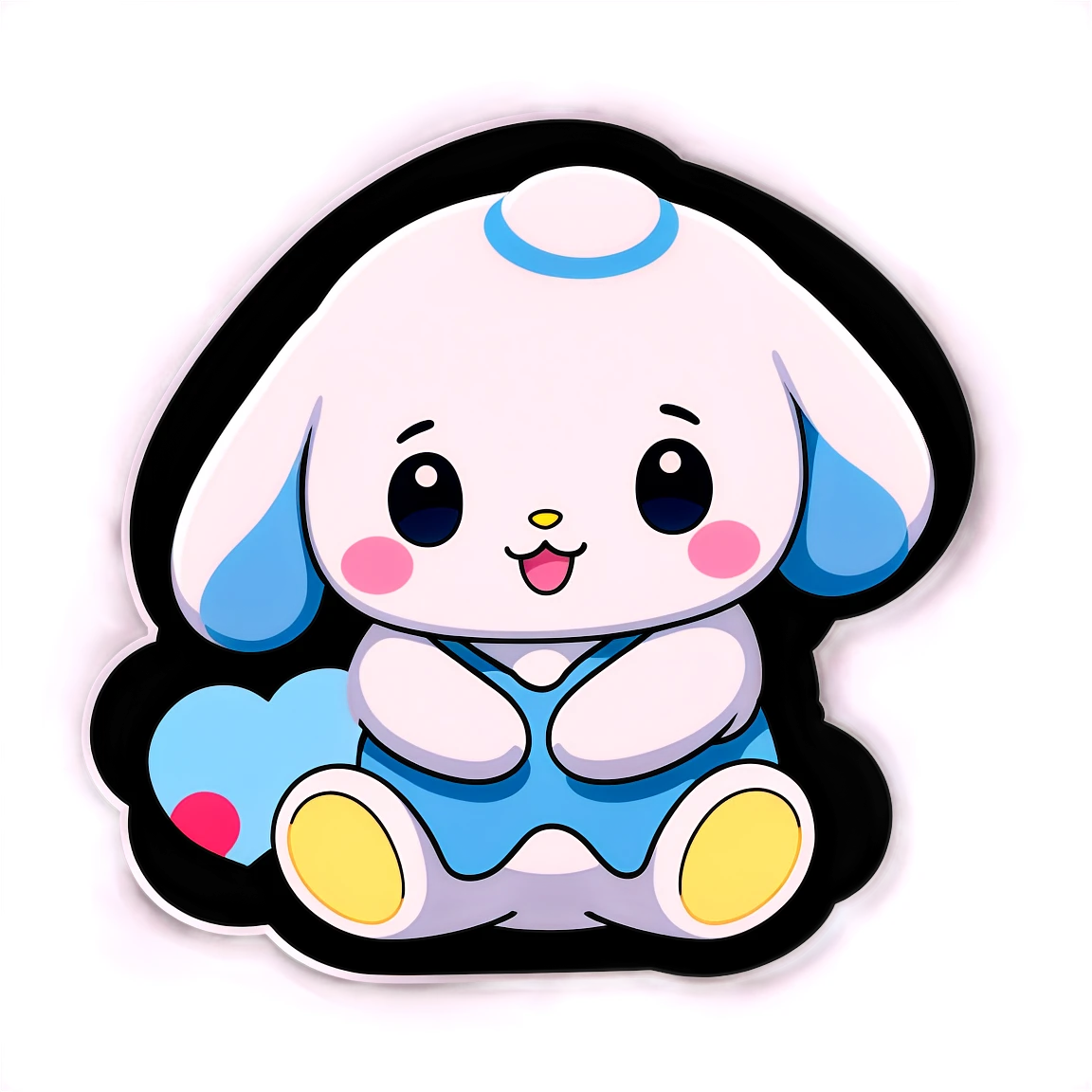 Cinnamoroll with a friend sticker