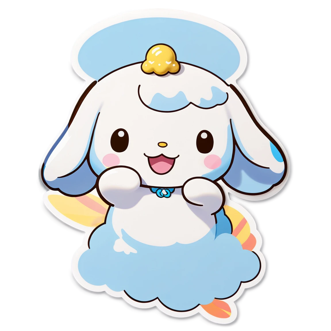 Cinnamoroll flying sticker