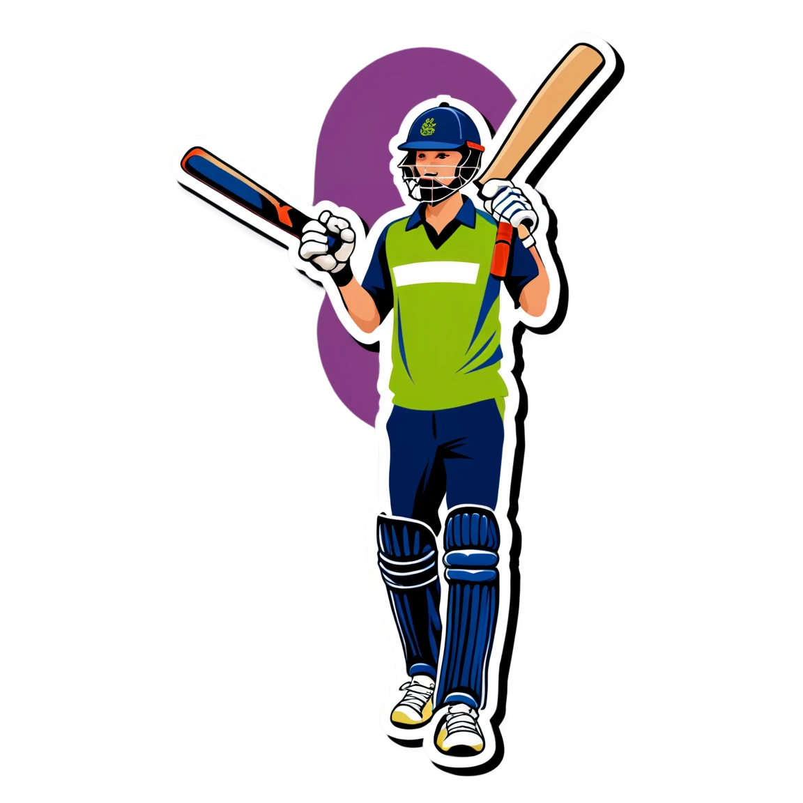 cricket stickers example