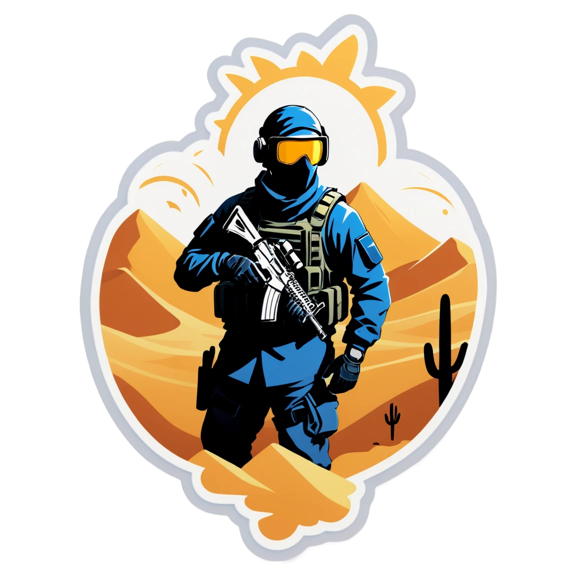 Csgo in a desert