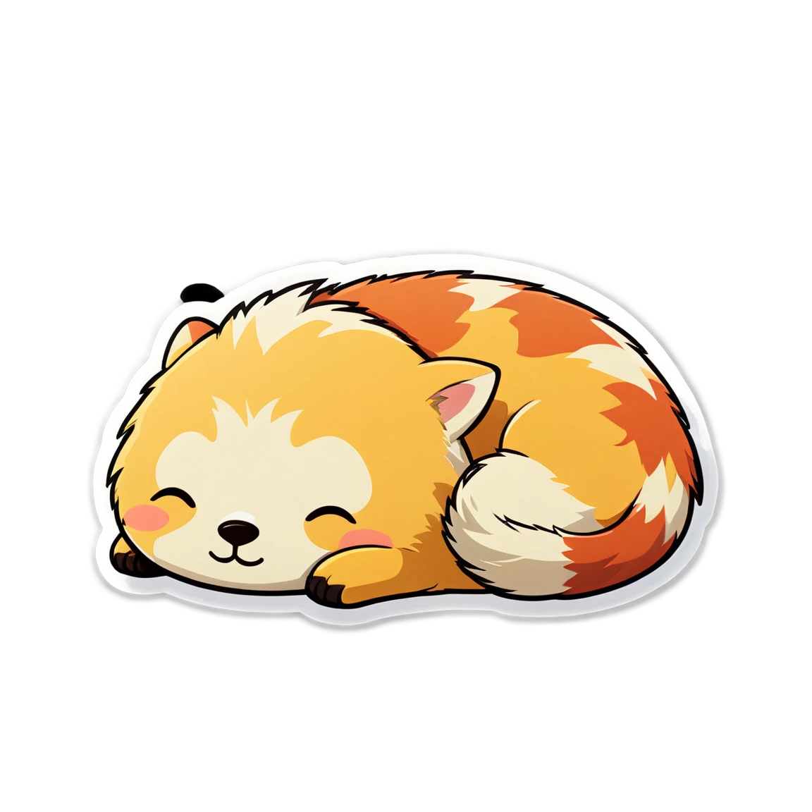 Cute ferret, cute animal sticker