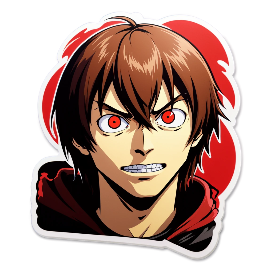 Death Note sticker with Light Yagami