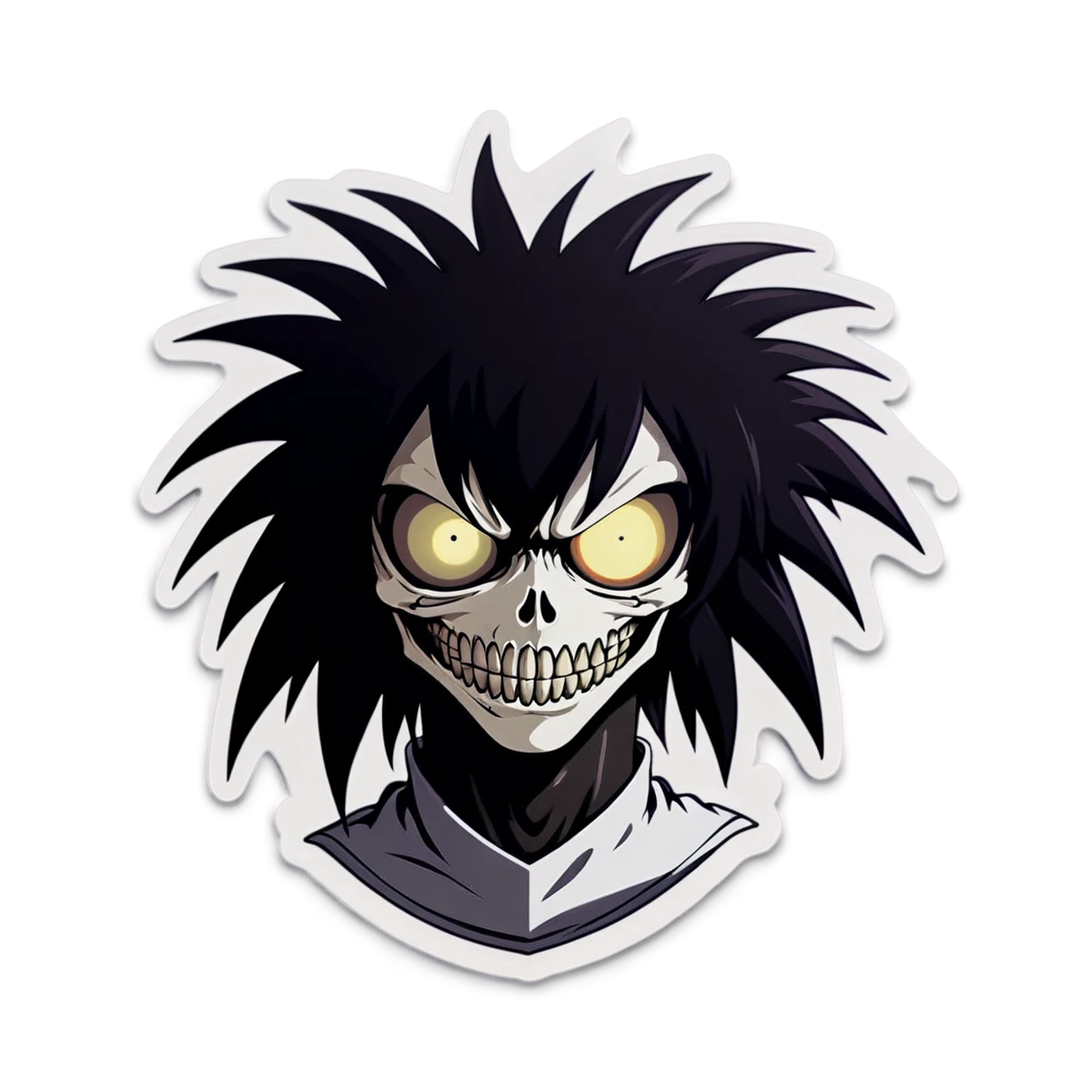 Death Note sticker with dark aura