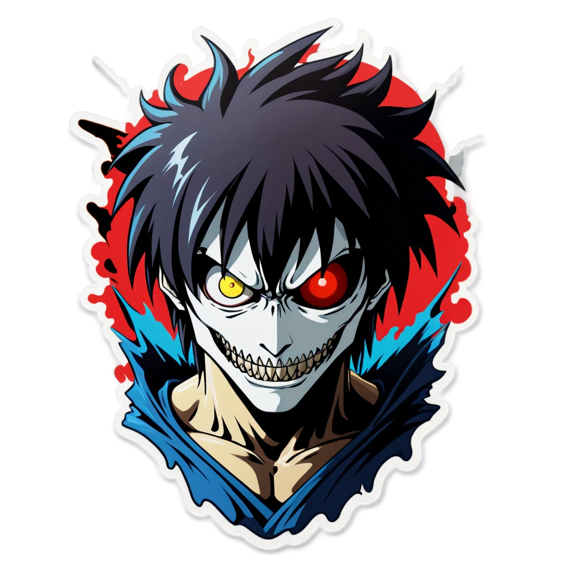 Death Note sticker with mind battle