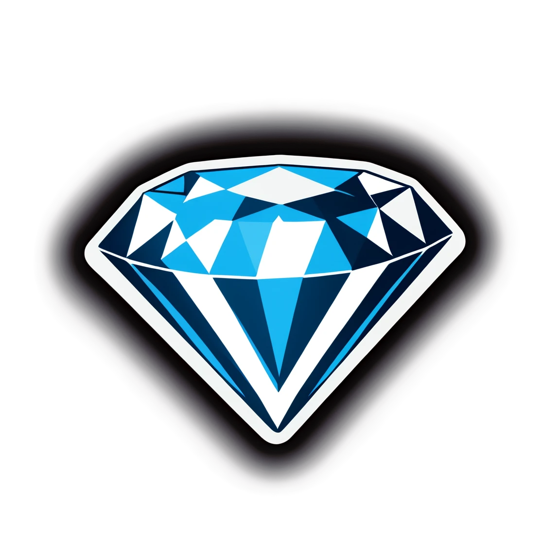 Diamond brilliant, diamond sticker