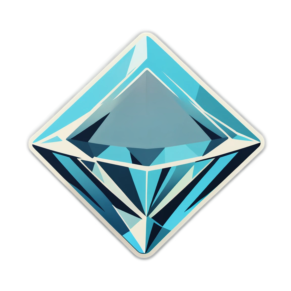 Diamond luxurious, diamond sticker