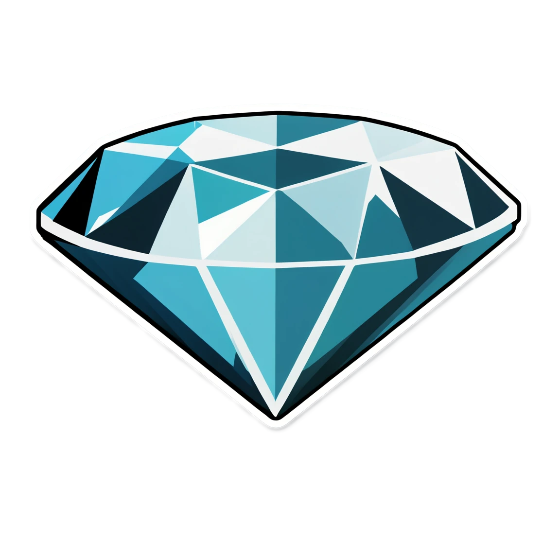 Diamond flawless, diamond sticker