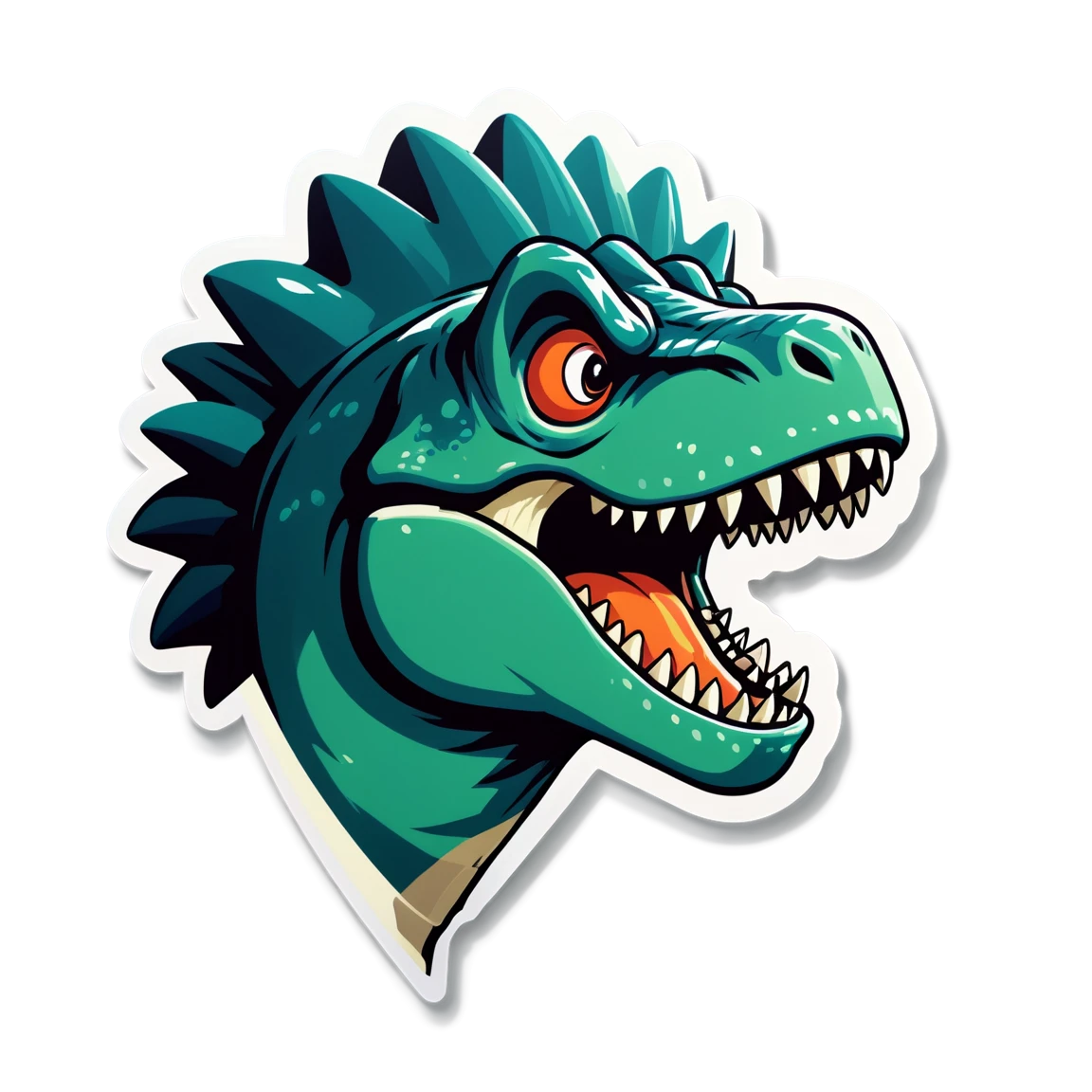 T-rex sticker, animated dinosaur sticker, dinosaur sticker