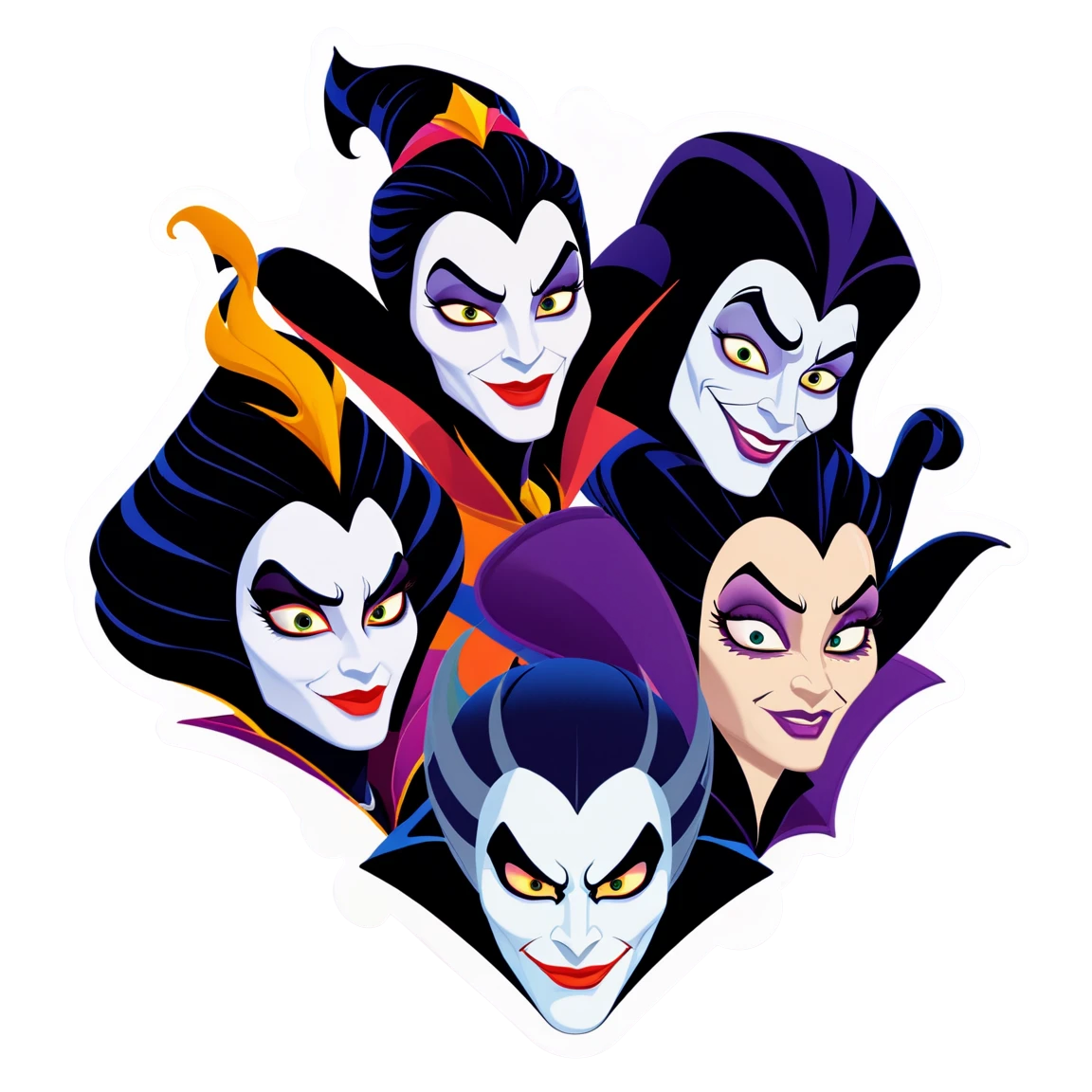 Disney villains plotting