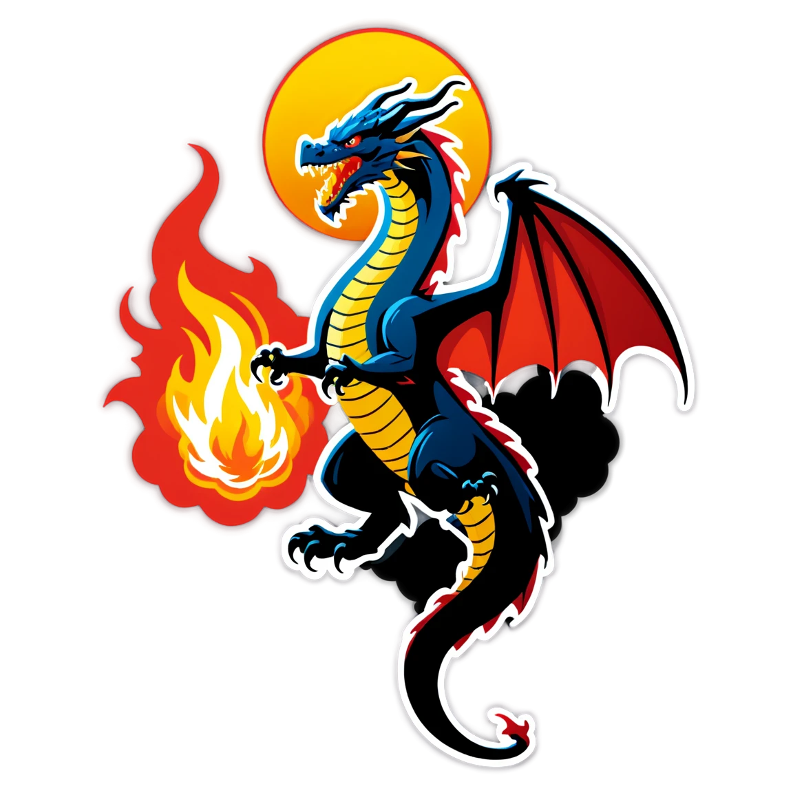 dragon stickers example