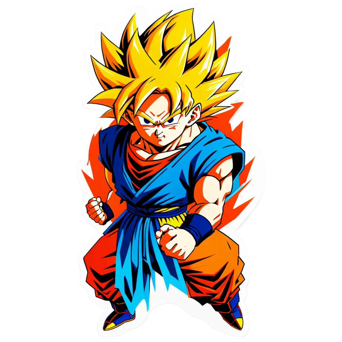 dragon ball z stickers example