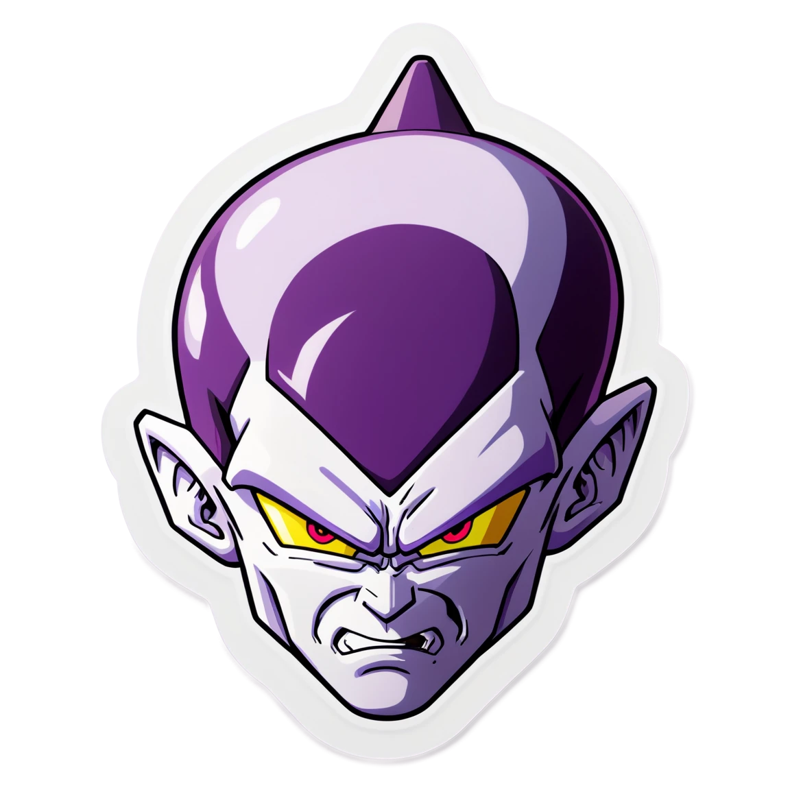 Dragon Ball Z Frieza final form sticker, Dragon Ball Z sticker