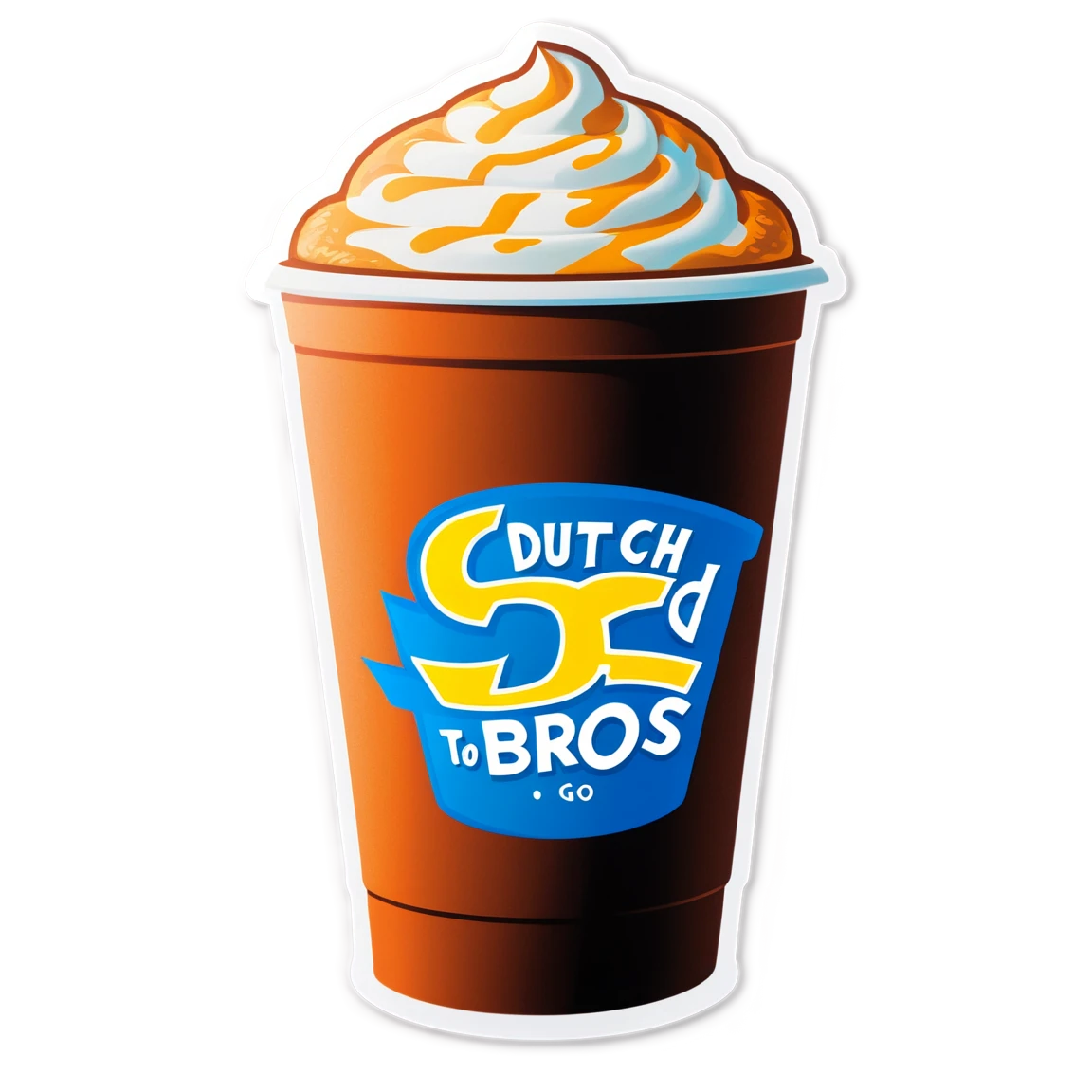 Dutch bros to-go cup