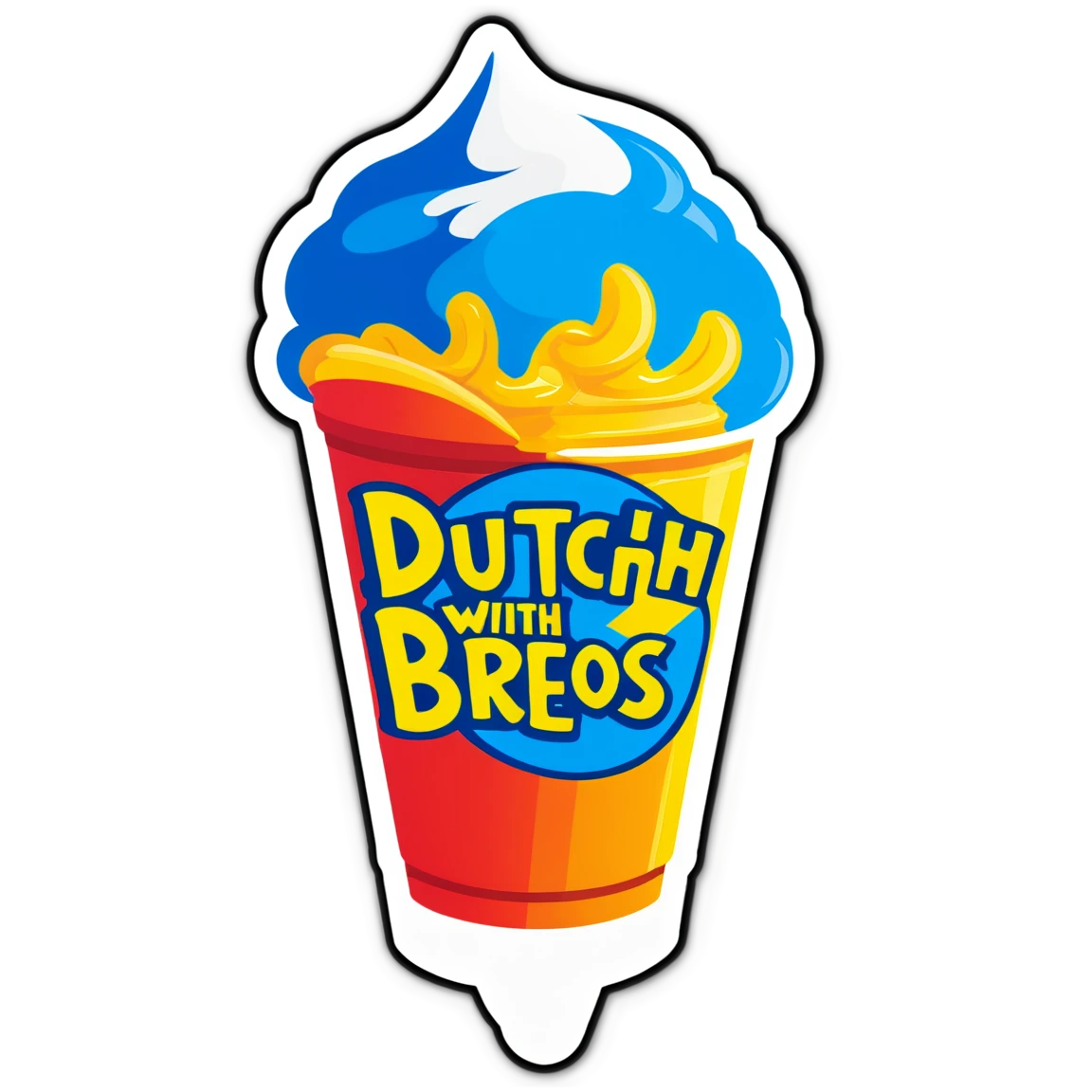 Dutch bros with friends