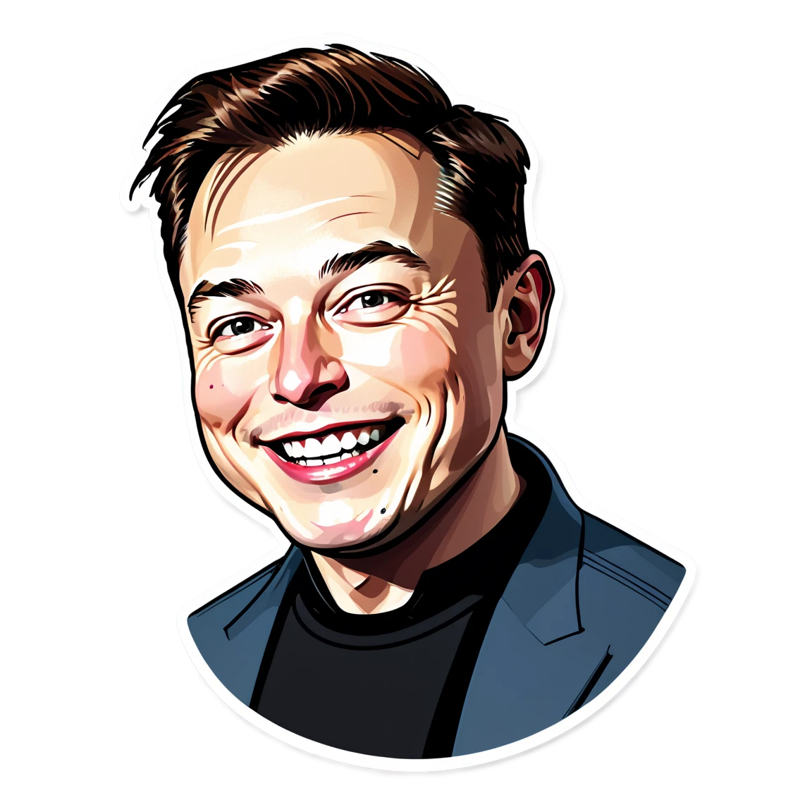 elon musk stickers example