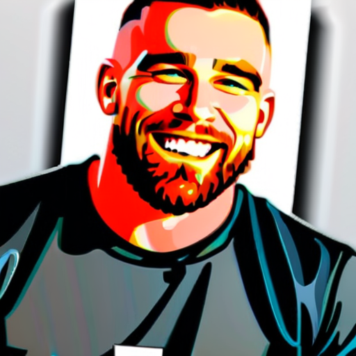 Travis Kelce face sticker