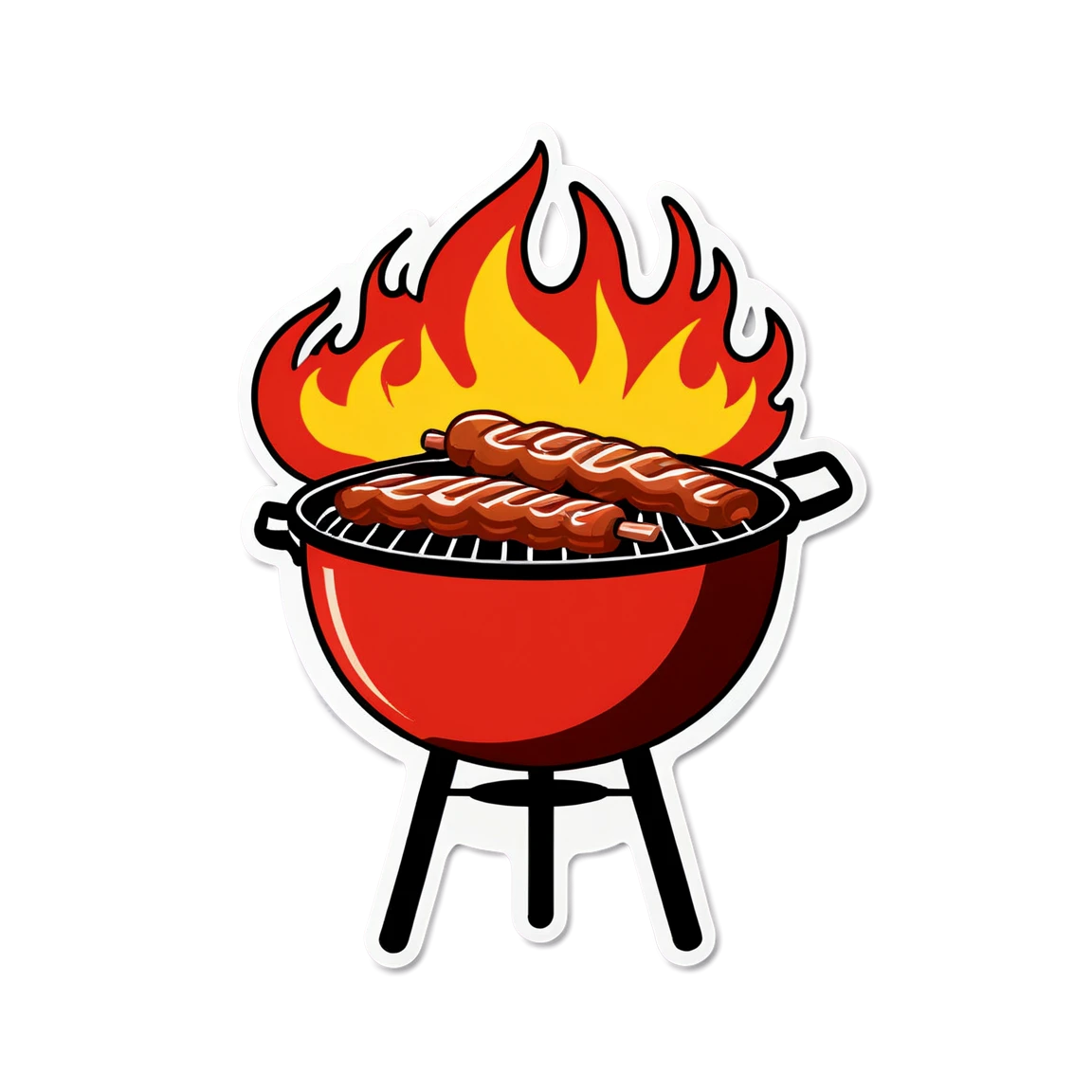 Father's Day barbecue, Father's Day sticker