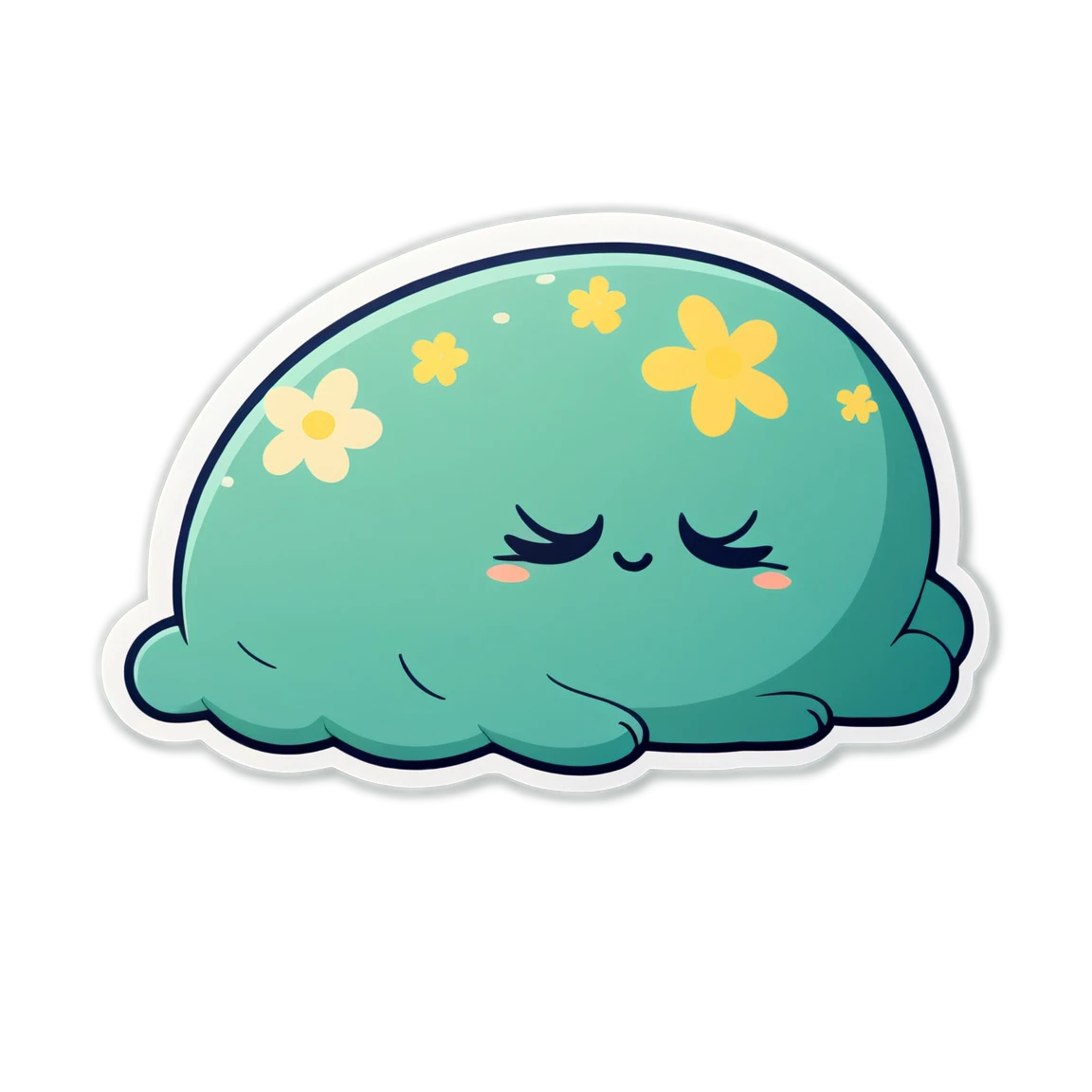 Flork sleeping, Flork sticker