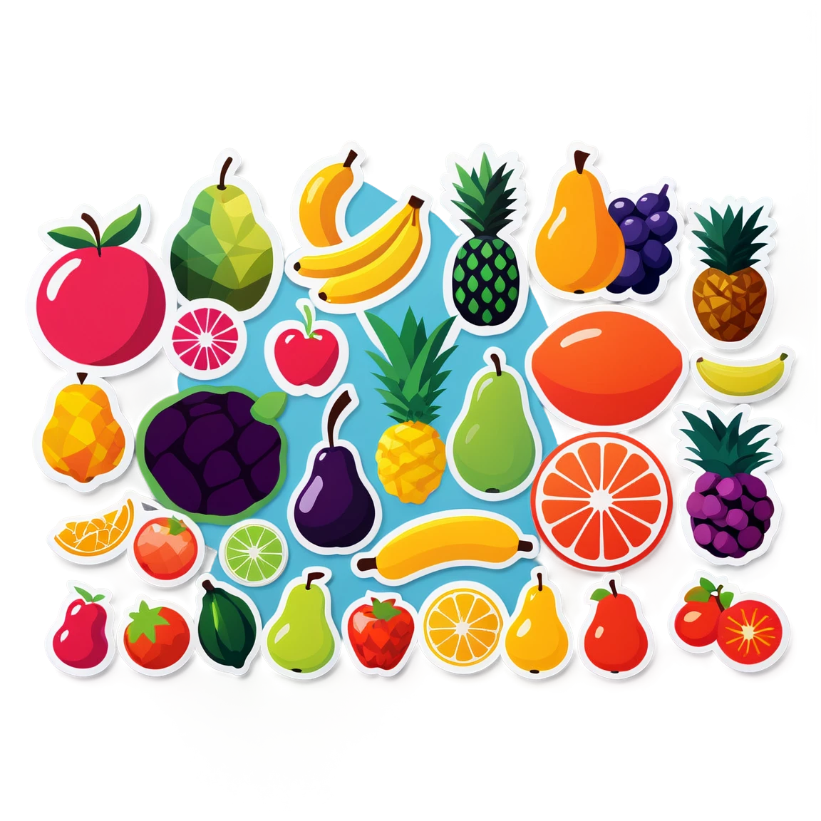 Fruit sticker collection