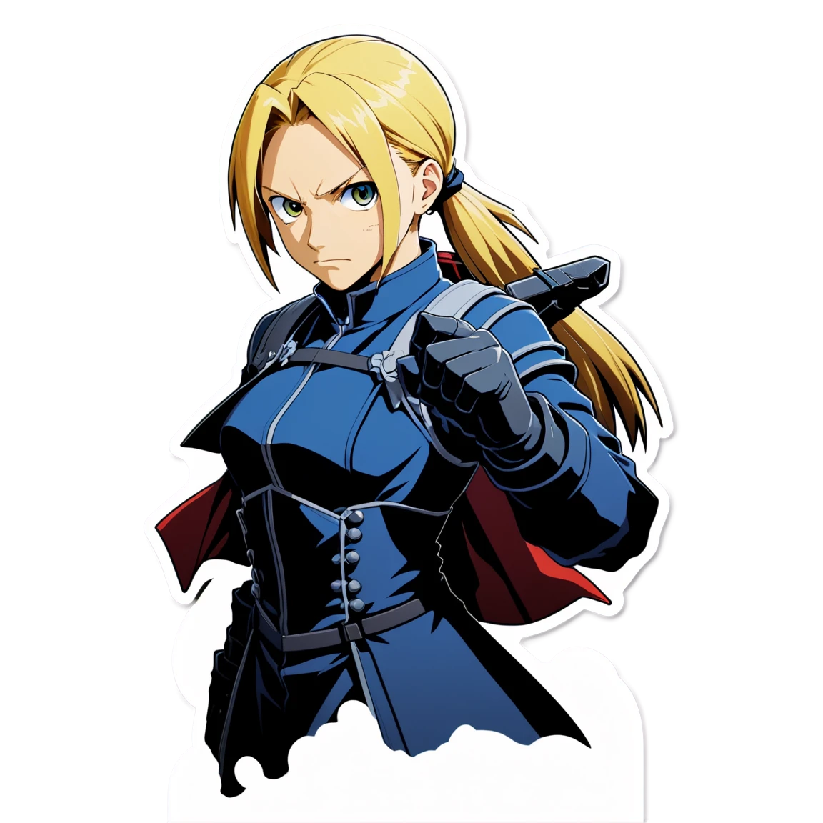 Fullmetal Alchemist sticker, Riza Hawkeye