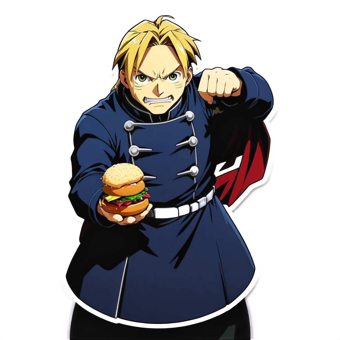 Fullmetal Alchemist sticker, Gluttony